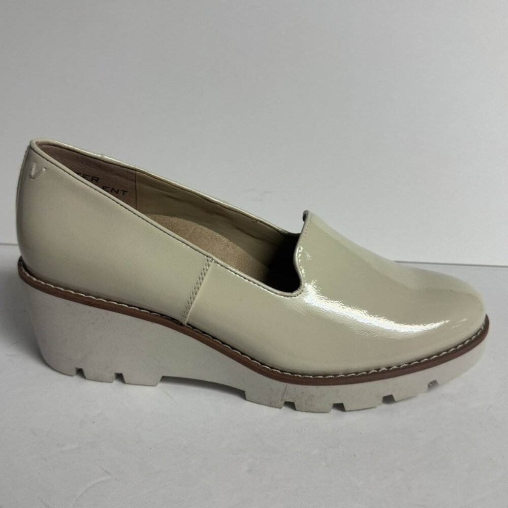 Vionic Womens Willa Wedge Pump Cream Size 8.5 M